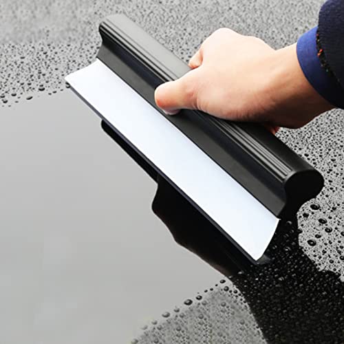 OUKENS Tergicristallo doccia, raschietto per doccia antiscivolo raschietto anti-graffio auto Tergicristallo in silicone acqua pulita asciugatura finestra per finestra auto