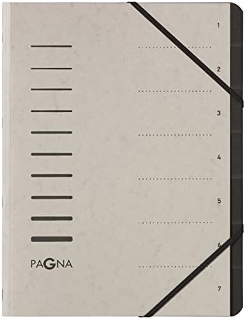 Pagna 40059-12 teczka, 12 przegródek, 1-12, pomarańczowa