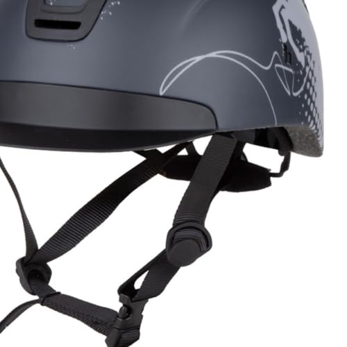 Casco de equitación ajustable unisex con correa y diseño transpirable 4