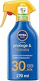 Resistente al agua – Esta crema hidratante con protector solar es resistente al agua y, gracias a su hidratación duradera, reduce el riesgo de alergias solares.