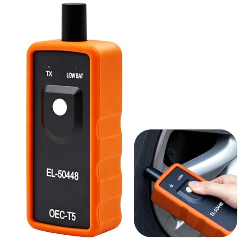 1 PCS TPMS Reset Tool, El-50448 OEC-T5 TPMS Relearn Tool, Accurate Measurement Tyre Pressure Monitoring System for Astra, Opel, Ford and Gm Vehicles(No Battery)