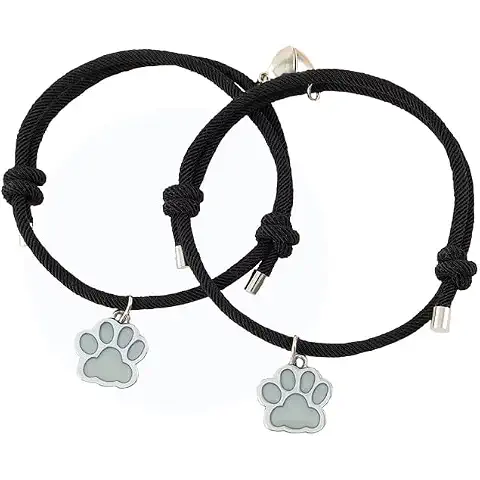 Pulsera Bogoro con Diseño de Huellas de Perro Ajustable Cover