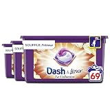 Dash Allin1 Lessive Capsules Collection Souffle Précieux , 69 Lavages (23 Pods x 3), Avec Une Touche De Fraîcheur Lenor