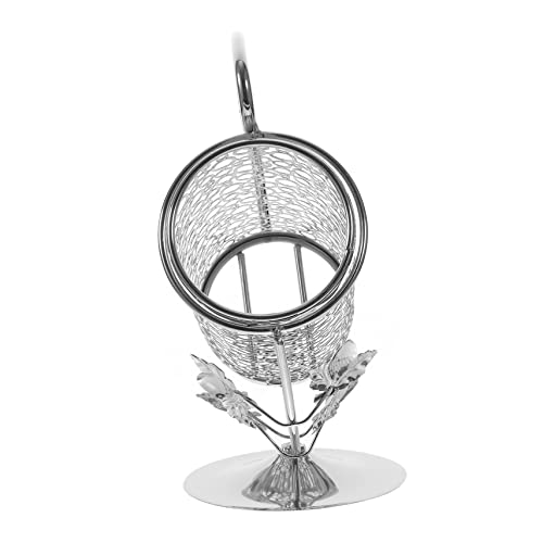 KICHOUSE 2 Peças De Rack De Vinho De Ferro Para Decorar Mesa De Ferro Prata