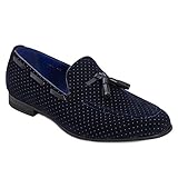  Toocool - Scarpe Uomo College Mocassino Ecopelle camoscio Polacchine Eleganti Nappe Y41 [43,Blu]
