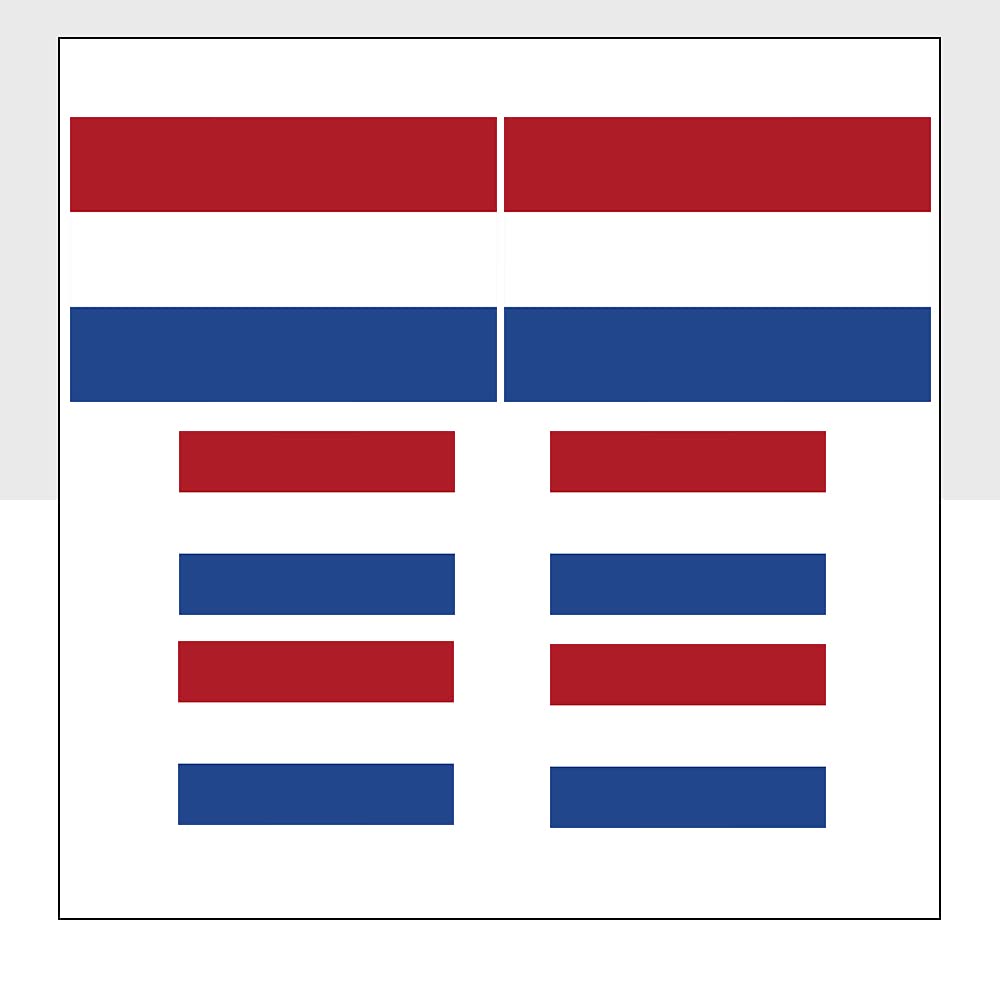 Mixed Pack of 6 Netherlands Flag Stickers Waterproof NLD Flag Labels for Bike Windows Helmet Bumpers Packwith® #P1065