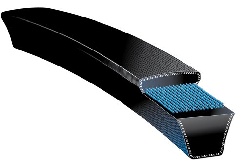 Gates B345pc Power Curve courroie de section B circonférence 878,8 cm pour transmission