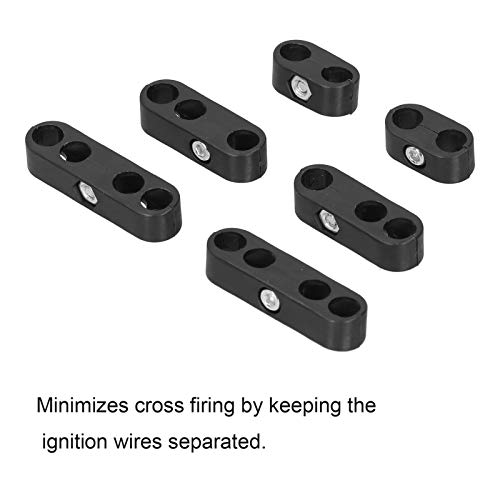 Separadores De Fios Vela De Ignição 7mm 8mm Kit De Divisores De Cabos Com Chave Resistente A Altas T
