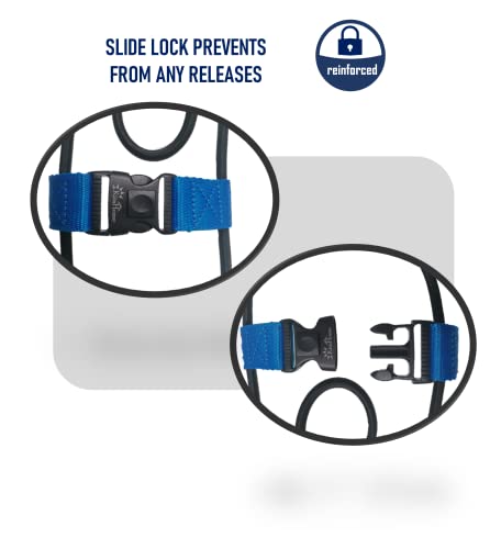 Kiinhome Trash Can Lock (2 Pack) Bungee Cord For Outdoor Garbage Can Lid, Animal Proof Garbage Lid Lock (Works For Dogs, Bears, Raccons), Heavy Dutty Elastic Strap. (Trash Can Not Included) #TOP4