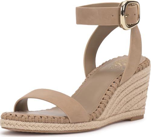 Image of Vince Camuto Fainel Ankle Strap Espadrille Wedge Sandals