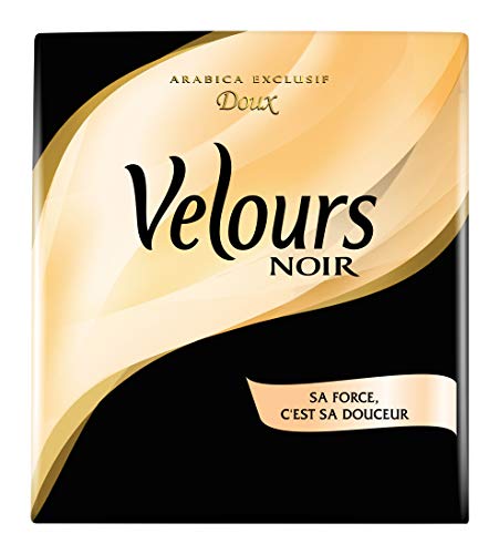 Café moulu VELOURS NOIR 500g lot de 3 à la texture veloutée unique