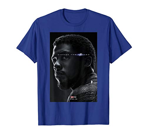 T-shirt Avengers Black Panther pour homme t-shirt Marvel noir coton