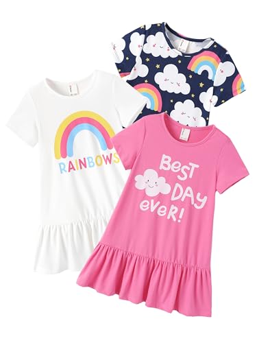 PATPAT Toddler Girls Floral Skat