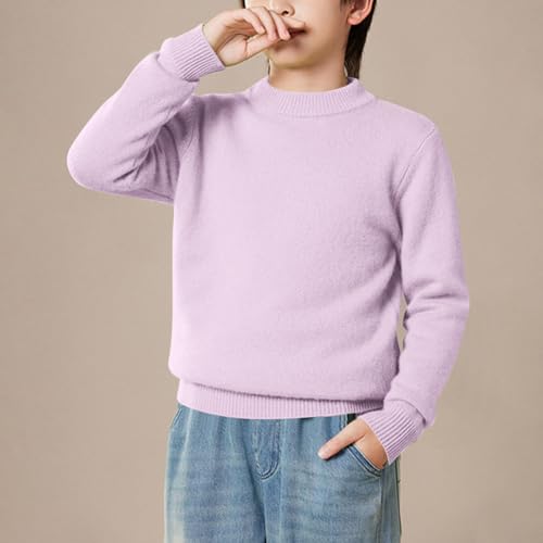Girls Sweaters Crewneck Long Sleeve Sweatshirts Casual Knitted Cotton Winter Warm Pullover Tops 2-14 Years3