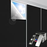Magnetische Verdunkelung für Fenster, Verdunklungsstoff mit Magnetverschluss, Ohne Bohren, Abnehmbar, für Dachfenster und Dachschräge, Innen Sonnenschutz (200 * 145CM)