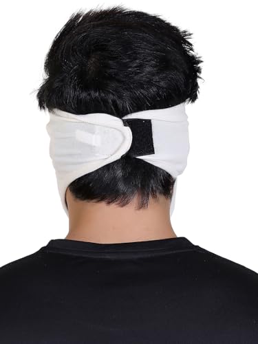 Image of Gajraj Unisex Cotton Anti Pollution Dust Sun Protecion Full Face Cover Mask with Air Filter Mesh and Visor (Skin)