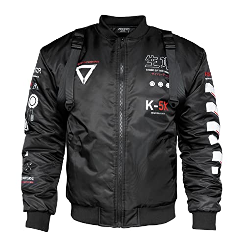 Fabric of the Universe Techwear Graphic Fashion Bomber Jacket2