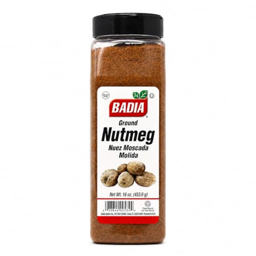 Badia Ground Nutmeg, 16 oz - Premium Spice for Baking & Cooking