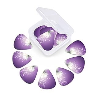 Médiators Guitare Lot de 12 Médiators Violet Fleur de Lotus Pour Guitare Électrique Guitare Acoustique Diverses Guitares - Les Beatles, Paul McCartney, John Lennon, RIngo Starr, George Harrison Médiators Guitare Lot de 12 Médiators Violet Fleur de Lotus Pour Guitare Électrique Guitare Acoustique Diverses Guitares – Image 5