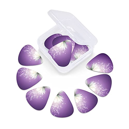 Médiators Guitare Lot de 12 Médiators Violet Fleur de Lotus Pour Guitare Électrique Guitare Acoustique Diverses Guitares - Les Beatles, Paul McCartney, John Lennon, RIngo Starr, George Harrison Médiators Guitare Lot de 12 Médiators Violet Fleur de Lotus Pour Guitare Électrique Guitare Acoustique Diverses Guitares – Image 6