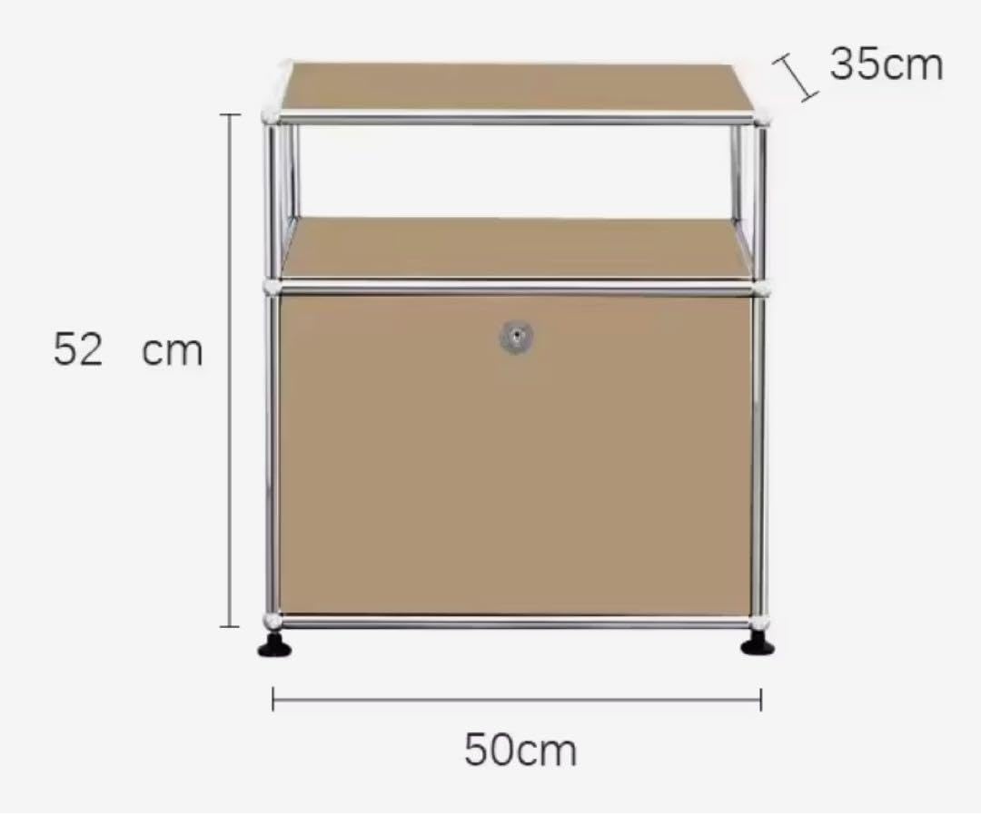 リプロダクトベージュUSMハラーローボードサイドボードチェスト