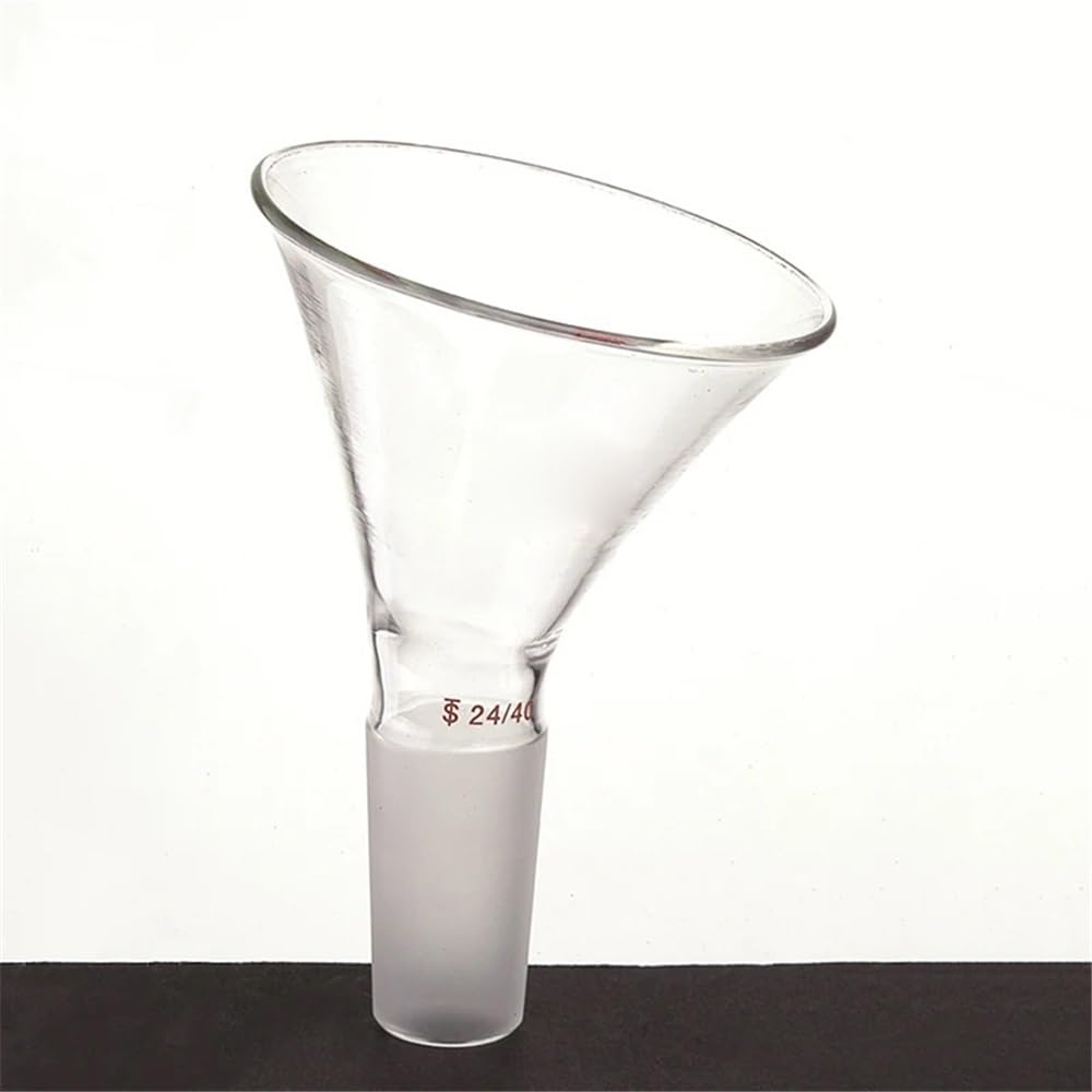 Cristalería de Laboratorio Embudo triangular de 60° Φ75mm Φ90mm Φ100mm Unión 24/40 29/42 Vidrio de borosilicato F39(90mm-F394100)