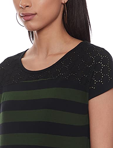 Image of Max Women's Striped Extended Sleeves Regular Fit T-Shirt
