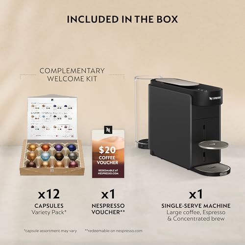 Image of Nespresso Vertuo Up Coffee & Espresso Maker by De'Longhi, Grey