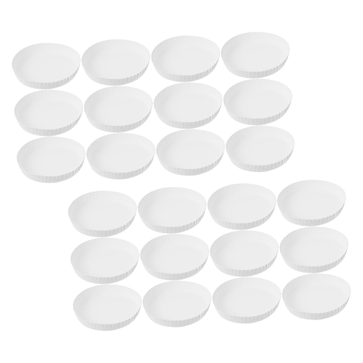 SOLUSTRE 200Pcs Disposable Paper Cup Lids Covers for Milk Tea and Beverages for Restaurants Hotels and Shops Prevents Dust and Stains