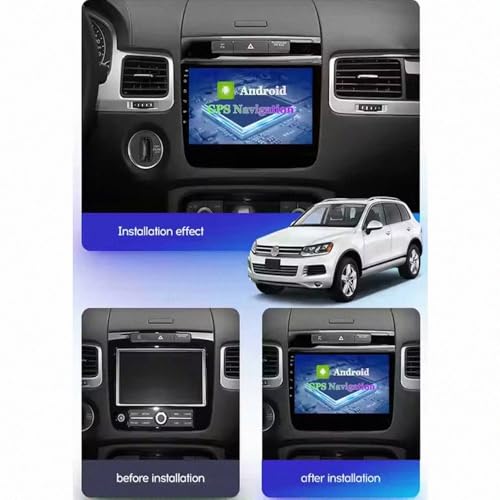 Android Auto y Carplay en tu VW Touareg con este autoradio portátil con GPS integrado 2