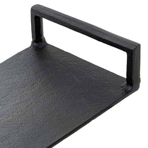Plateau rectangulaire c/asas aluminio negro vide-poche table 61cm - 4