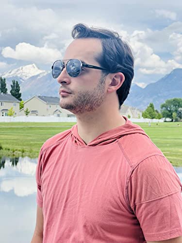 Image of FEISEDY Classic Aviator Sunglasses for Women Pilot Polarized Sunglasses Men UV400 Protection for Driving Fishing Golf B4109
