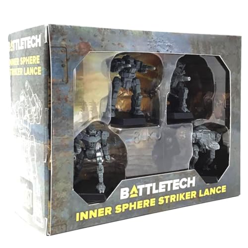 Catalyst Game Labs BattleTech | Miniatures | Inner Sphere Striker Lance | Expansion | Miniature Game Ages 14+