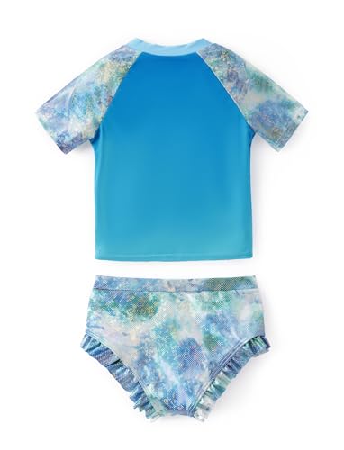 Image of Disney Princess Frozen Marvel Elsa Minnie Toddler Girl Swimsuit Tankini Bathing Suit 2 Piece Swimwear UPF 50+ Rashguard