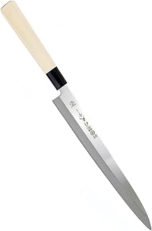 JapanBargain, Japanese Yanagiba Sashimi Knife Sushi Chef Knife, High Carbon Stainless Steel Blade 8-1/4 inch, Made in Japan, 210mm, 1-Pack