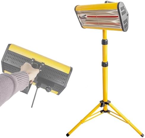 Infrared Paint Curing Heater for Auto Body Repair, Adjustable Automotive Paint Curing Lamp with Timer, Efficient Infrared Baking Light (220V)