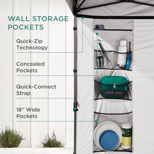 Best Choice Products 10x10ft Resort Blue Pop Up Canopy - Easy Setup, Portable