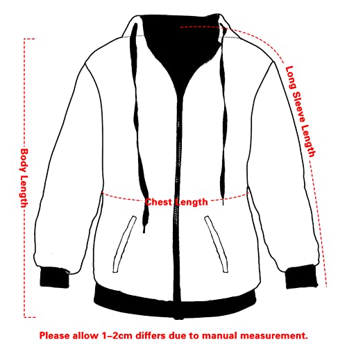 Zip Up Hoodies for Women Men Skull Print Fleece Winter Jacket Hooded Sweatshirt Gifts for Her,Him2