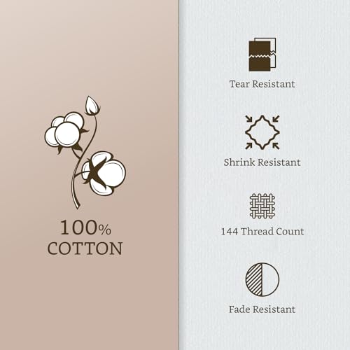 Amazon Brand - Solimo Mystic Drops 144 TC 100% Cotton Double Bedsheet with 2 Pillow Covers, Pink