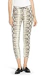 Hudson Women's Barbara High Rise Super Skinny Ankle Jean, Tan Python, 25