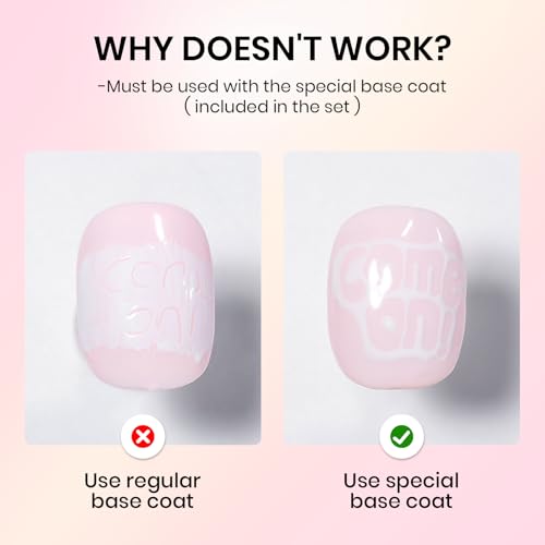 Kit de esmalte de gel para uñas blanco y negro miniatura 6