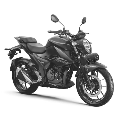 Bolso alforja para horquilla de motocicleta de cuero PU, universal, impermeable y resistente, negro miniatura 4