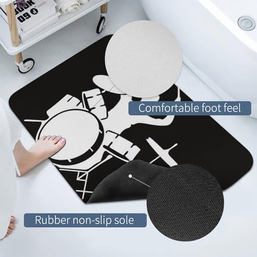 Tapis de bain diatomée antidérapant absorbant pour douche et paillasson - 5