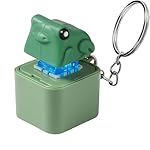 Frog Sound Keychain – CUTE & FUNNY Croaking Battery Frog Key Ring for Kids, Bags, Car Keys, Gifting | Portable Funny Animal Toy Keychain