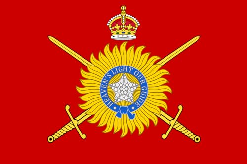 Drapeau Royal Indian Army format paysage de 1.35m² pour mât extérieur