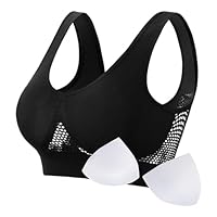 Brassiere Sport Femme Soutien Gorge Confortable Et Doux De sans Couture Sport Anti Transpiration BrassièRe Coton Push Up Grande Taille Football Running Yoga BrassièRe Remboure Tenue VêTements Solde