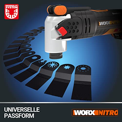 WORX WX693.9 Sonicrafter Akku Multifunktionswerkzeug 20V, Brushless Motor – Ansicht 4