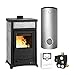 Produktbild La Nordica KS3725 Termorossella Plus EVO DSA 4.0 Wasserführender Kaminofen Speckstein Komplett-Set Kombispeicher THKE/F 825