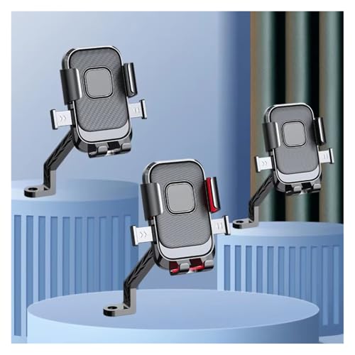 Support plaque navigation GPS moto rotatif compatible iPhone et Xiaomi