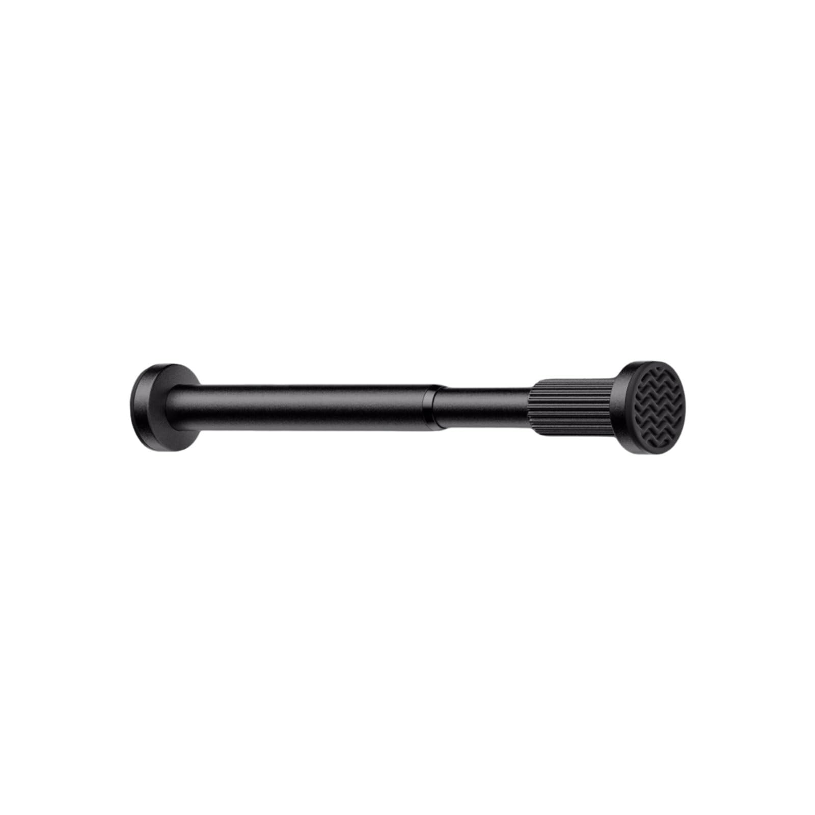 Adjustable Aluminum Alloy Shower Curtain Rod Telescopic Multipurpose Easy To Install No Drilling Required Shower Curtain Rod stable(Nero,160-250cm)